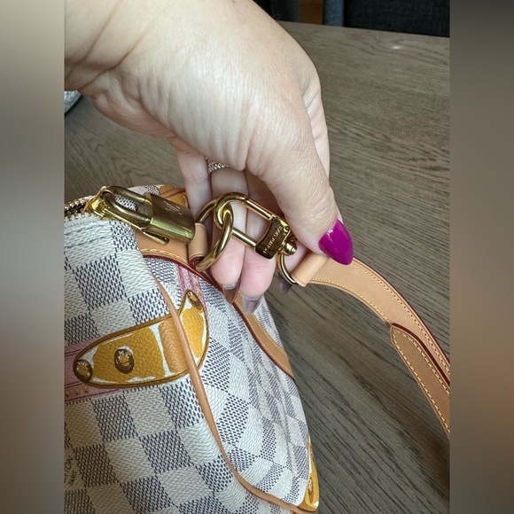 Louis Vuitton Damier Azur Canvas Summer Trunks Speedy Bandouliere - Picture 4 of 7